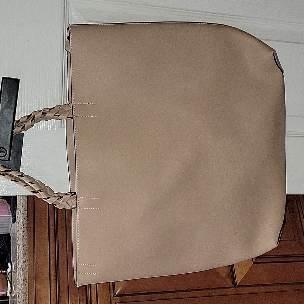 JULES Kae Tote Bag Vegan Leather Large Rachel Zoe Box of Style Purse in Blush
